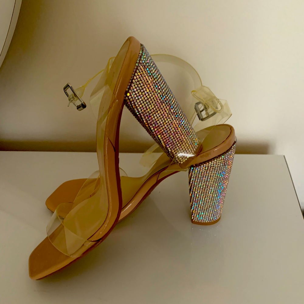 High heels sandals